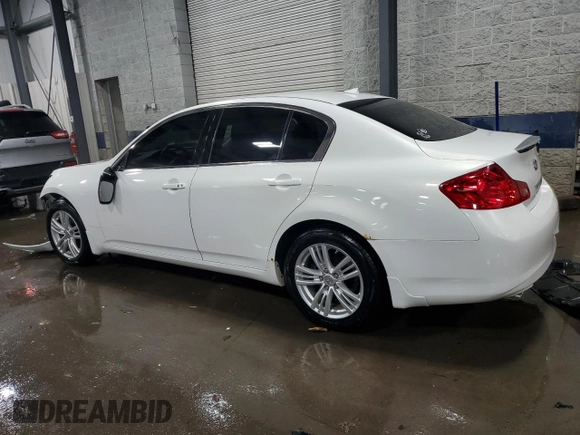 2011 Infiniti G25 x z VIN JN1DV6ARXBM652576, wystawiony jako Copart lot #45913105 z przebiegiem Nie podano mil oraz Szkoda całkowita • Salvage title. Historia ofert i sprzedaży dostępna na DreamBid. Obrazek 2.