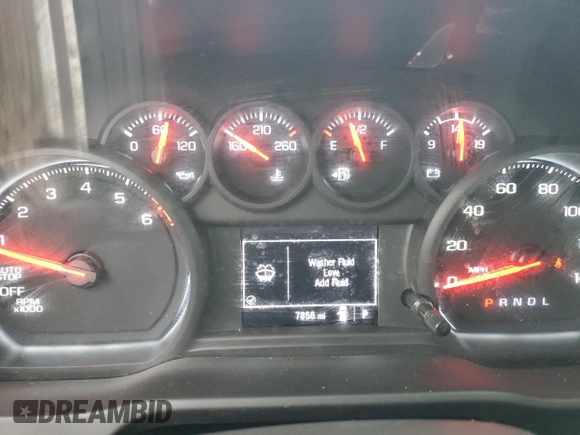 2023 Chevrolet Silverado 1500 Work Truck with VIN 3GCNAAED7PG301679, listed as a Copart auction lot 46374295 with 7,856 mi miles and Clean Title. Bid and sale history available at carsss.com. Image 9.