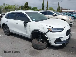 2023 Honda HR-V EX-L with VIN 3CZRZ1H74PM721069, listed as a IAAI auction lot 42107814 with 29,779 mi miles and . Bid and sale history available at DreamBid. Image 1.