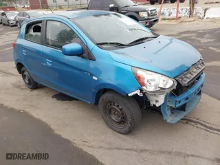 2015 Mitsubishi Mirage DE with VIN ML32A3HJ4FH045086, listed as a IAAI auction lot 42068823 with 83,250 mi miles. Bid and sale history available at carsss.com. Image 1.