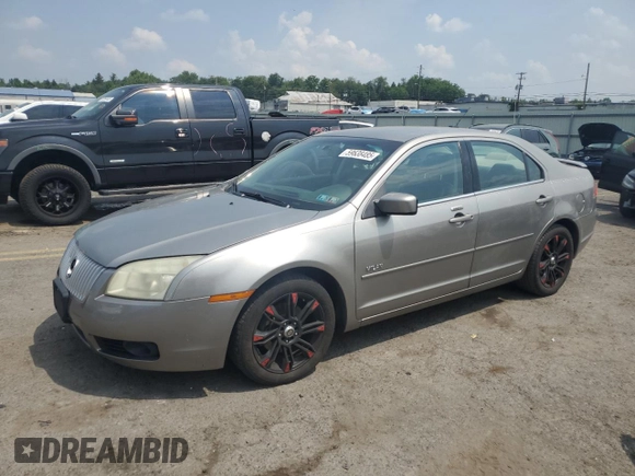 2008 Mercury Milan Premier z VIN 3MEHM08ZX8R602697, wystawiony jako Copart lot #59638485 z przebiegiem 109 489 mil mil oraz Szkoda całkowita • Salvage title. Historia ofert i sprzedaży dostępna na DreamBid. Obrazek 1.