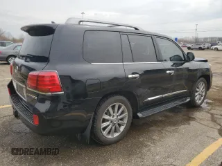 2011 Lexus LX 570 with VIN JTJHY7AX5B4083336, listed as a Copart auction lot 53483085 with 170,840 mi miles and Clean Title. Bid and sale history available at DreamBid. Image 3.
