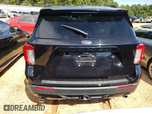 2022 Ford Explorer ST-Line with VIN 1FMSK7KH7NGC50375, listed as a Copart auction lot 69773724 with 12,018 mi miles and Salvage Title. Bid and sale history available at carsss.com. Image 6.