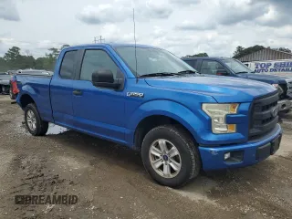 2015 Ford F-150 XL with VIN 1FTEX1C89FFD11232, listed as a Copart auction lot 58752915 with 185,065 mi miles and Salvage title. Bid and sale history available at DreamBid. Image 4.