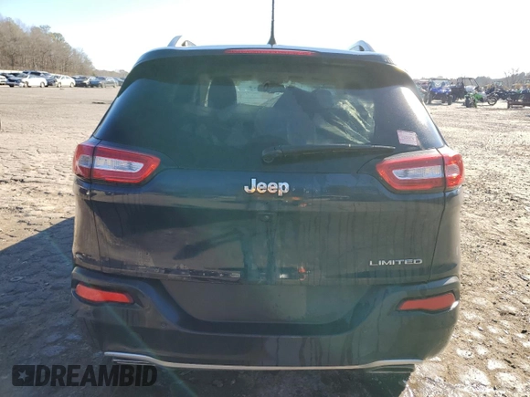 2016 Jeep Cherokee Limited with VIN 1C4PJLDS8GW282243, listed as a Copart auction lot 41487745 with 115,745 mi miles and Salvage Title. Bid and sale history available at carsss.com. Image 6.