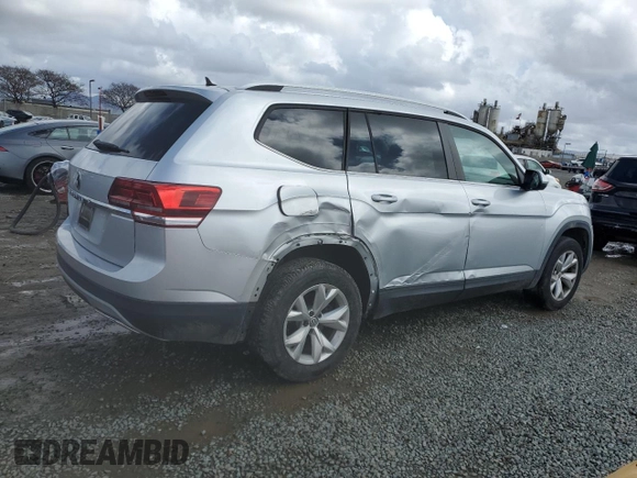 2019 Volkswagen Atlas S с VIN 1V2AP2CA8KC522780, выставлен на аукционе Copart как лот 48575365 с пробегом 66 357 миль миль и Списание • Salvage title. История ставок и продаж доступна на DreamBid. Изображение 3.