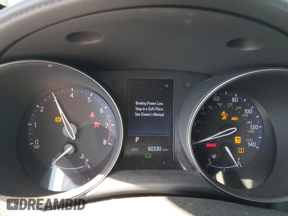 2019 Toyota C-HR XLE z VIN JTNKHMBX7K1050860, wystawiony jako Copart lot #55967135 z przebiegiem 60 330 mil mil oraz Szkoda całkowita • Salvage title. Historia ofert i sprzedaży dostępna na DreamBid. Obrazek 9.