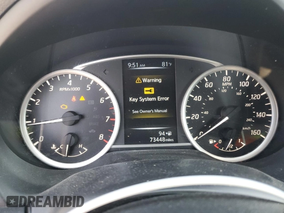 2017 Nissan Sentra S with VIN 3N1AB7AP7HY337823, listed as a Copart auction lot 62816995 with 73,448 mi miles and Salvage title. Bid and sale history available at DreamBid. Image 9.