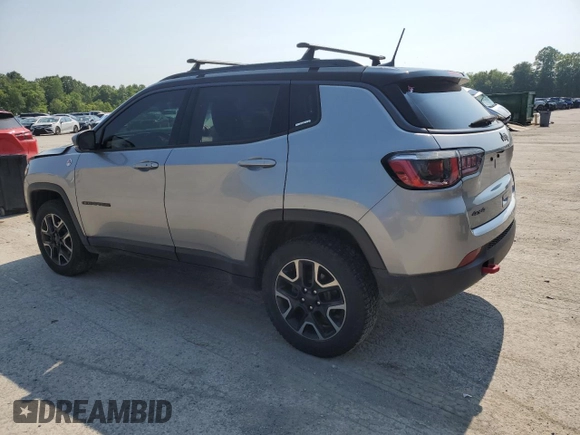 2019 Jeep Compass Trailhawk z VIN 3C4NJDDB2KT667874, wystawiony jako Copart lot #60784475 z przebiegiem 82 426 mil mil oraz Szkoda całkowita • Salvage title. Historia ofert i sprzedaży dostępna na DreamBid. Obrazek 2.