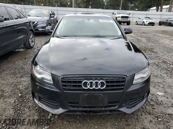 2009 Audi A4 with VIN WAULF68K79N017699, listed as a Copart auction lot 87635845 with Not provided miles and Salvage title. Bid and sale history available at DreamBid. Image 5.