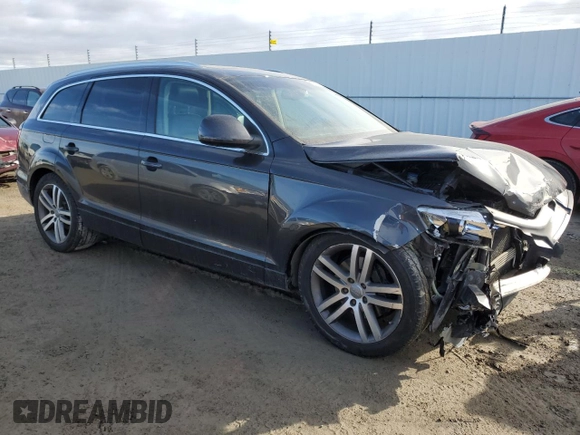 2007 Audi Q7 Premium with VIN WA1BV94L57D079911, listed as a Copart auction lot 47297015 with 125,251 mi miles and Salvage Title. Bid and sale history available at carsss.com. Image 4.