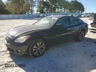 2012 Infiniti M37 with VIN JN1BY1AR3CM393352, listed as a Copart auction lot 76576554 with 228,800 mi miles and Salvage Title. Bid and sale history available at carsss.com. Image 1.