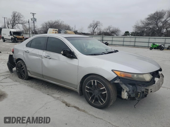 2012 Acura TSX with VIN JH4CU2F48CC007691, listed as a Copart auction lot 45501525 with 240,043 mi miles and Salvage Title. Bid and sale history available at carsss.com. Image 4.