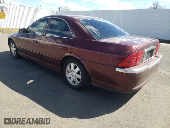 2002 Lincoln LS w/Base Pkg with VIN 1LNHM86S62Y681330, listed as a Copart auction lot 48846025 with 226,429 mi miles and Salvage Title. Bid and sale history available at carsss.com. Image 2.