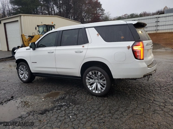 2021 Chevrolet Tahoe High Country with VIN 1GNSKTKL8MR152144, listed as a Copart auction lot 83862264 with 85,865 mi miles and Salvage Title. Bid and sale history available at carsss.com. Image 2.