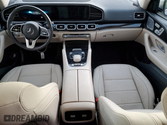 2020 Mercedes-Benz GLS 450 with VIN 4JGFF5KE7LA140037, listed as a Copart auction lot 82114573 with 52,861 mi miles and . Bid and sale history available at DreamBid. Image 8.