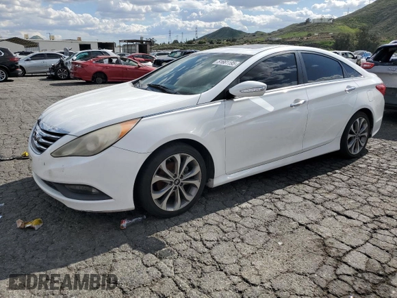 2014 Hyundai Sonata Limited with VIN 5NPEC4AB8EH844169, listed as a Copart auction lot 51661195 with 131,713 mi miles and Clean Title. Bid and sale history available at DreamBid. Image 1.
