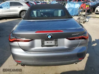 2021 BMW 4 Series 430i with VIN WBA23AT08MCG86987, listed as a Copart auction lot 46001175 with 23,702 mi miles and Salvage Title. Bid and sale history available at carsss.com. Image 6.