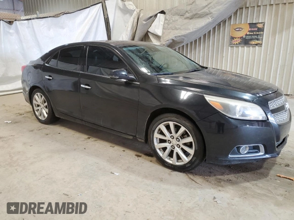 2013 Chevrolet Malibu LTZ with VIN 1G11H5SA1DF206956, listed as a Copart auction lot 50004375 with 93,356 mi miles and Clean Title. Bid and sale history available at DreamBid. Image 4.