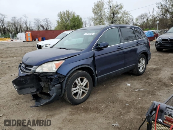 2011 Honda CR-V EX-L with VIN 5J6RE4H70BL102105, listed as a Copart auction lot 52649915 with 144,368 mi miles and Salvage Title. Bid and sale history available at carsss.com. Image 1.