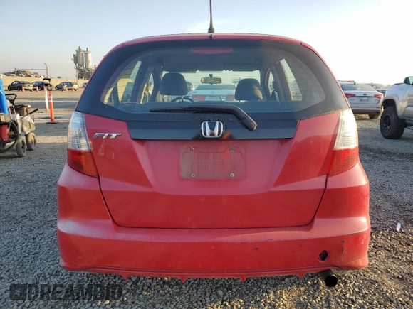 2013 Honda Fit with VIN JHMGE8H35DC076149, listed as a Copart auction lot 46454135 with 153,392 mi miles and Salvage Title. Bid and sale history available at carsss.com. Image 6.