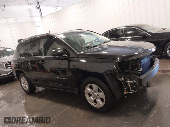2014 Jeep Compass Sport with VIN 1C4NJCBA3ED777881, listed as a IAAI auction lot 41845518 with 113,566 mi miles. Bid and sale history available at carsss.com. Image 14.