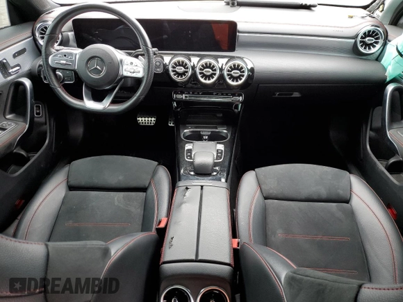 2020 Mercedes-Benz CLA 250 with VIN WDD5J4GB0LN035801, listed as a Copart auction lot 44207555 with 78,857 mi miles and Salvage Title. Bid and sale history available at DreamBid. Image 8.