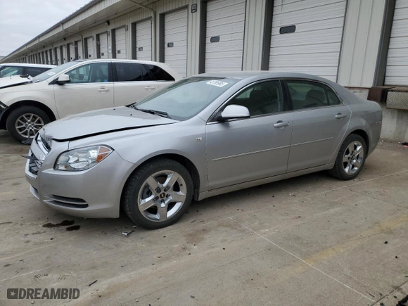 2008 Chevrolet Malibu LT w/1LT with VIN 1G1ZH57B08F281612, listed as a Copart auction lot 43765995 with 66,812 mi miles and Salvage Title. Bid and sale history available at carsss.com. Image 1.