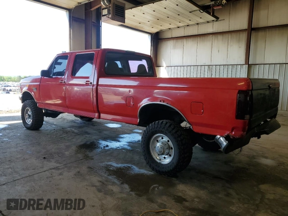 1997 Ford F-250 with VIN 1FTHF26FXVEB93213, listed as a Copart auction lot 56291275 with 283,697 mi miles and Salvage title. Bid and sale history available at DreamBid. Image 2.