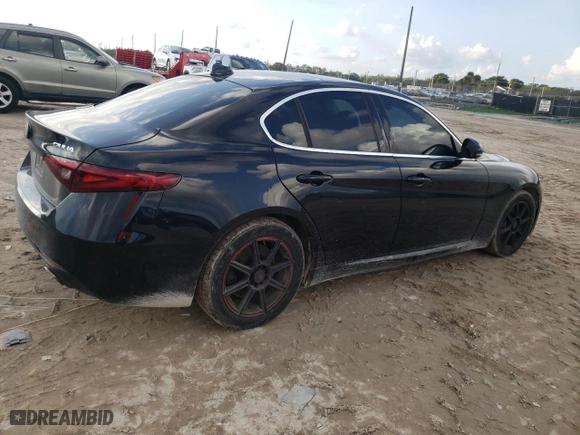 2019 Alfa Romeo Giulia with VIN ZARFANAN9K7612194, listed as a Copart auction lot 86919154 with 101,685 mi miles and Salvage Title. Bid and sale history available at carsss.com. Image 3.