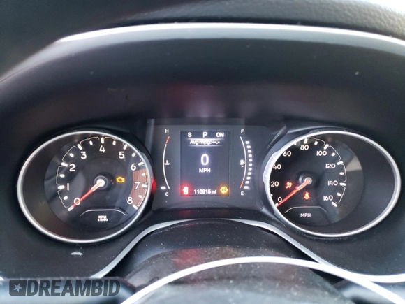 2019 Jeep Compass Sport z VIN 3C4NJCAB0KT726483, wystawiony jako Copart lot #49352905 z przebiegiem 116 915 mil mil oraz Szkoda całkowita • Salvage title. Historia ofert i sprzedaży dostępna na DreamBid. Obrazek 9.