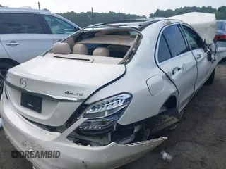 2017 Mercedes-Benz C 300 with VIN WDDWF4KB1HR250729, listed as a IAAI auction lot 42580813 with Not provided miles and . Bid and sale history available at DreamBid. Image 4.