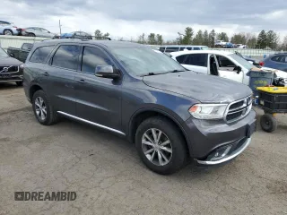 2016 Dodge Durango Limited with VIN 1C4RDJDG6GC486055, listed as a Copart auction lot 50740335 with 112,079 mi miles and Salvage Title. Bid and sale history available at DreamBid. Image 4.