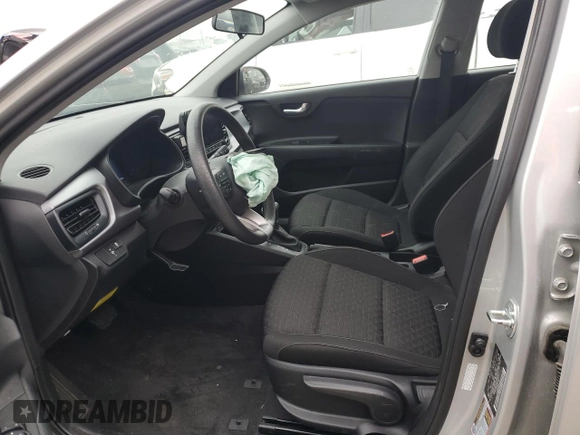 2023 Kia Rio LX with VIN 3KPA24AD2PE600513, listed as a Copart auction lot 85476444 with 17,164 mi miles and Salvage Title. Bid and sale history available at carsss.com. Image 7.