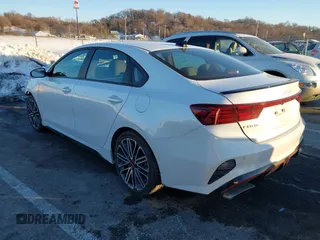 2023 Kia Forte GT with VIN 3KPF44AC3PE539891, listed as a IAAI auction lot 41328379 with 40,238 mi miles and . Bid and sale history available at carsss.com. Image 3.