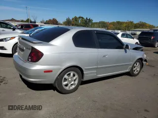 2005 Hyundai Accent GLS with VIN KMHCG35C05U331928, listed as a Copart auction lot 74672614 with 41,542 mi miles and Salvage Title. Bid and sale history available at carsss.com. Image 3.