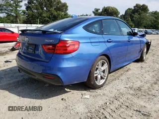 2015 BMW 3 Series GT 328i xDrive with VIN WBA8Z5C51FD671527, listed as a Copart auction lot 53338182 with 45,202 mi miles. Bid and sale history available at carsss.com. Image 4.