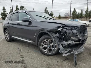 2022 BMW X3 sDrive30i with VIN WBX47DP01NN148035, listed as a Copart auction lot 53548425 with Not Provided miles and Salvage Title. Bid and sale history available at DreamBid. Image 4.