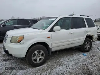 2006 Honda Pilot EX-L with VIN 2HKYF18716H530224, listed as a Copart auction lot 45925625 with 333,299 mi miles and Salvage Title. Bid and sale history available at DreamBid. Image 1.