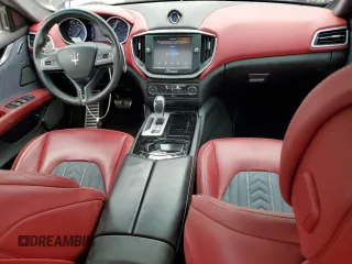 2016 Maserati Ghibli S Q4 with VIN ZAM57RTA4G1185177, listed as a Copart auction lot 55495705 with 51,486 mi miles and Salvage Title. Bid and sale history available at carsss.com. Image 8.