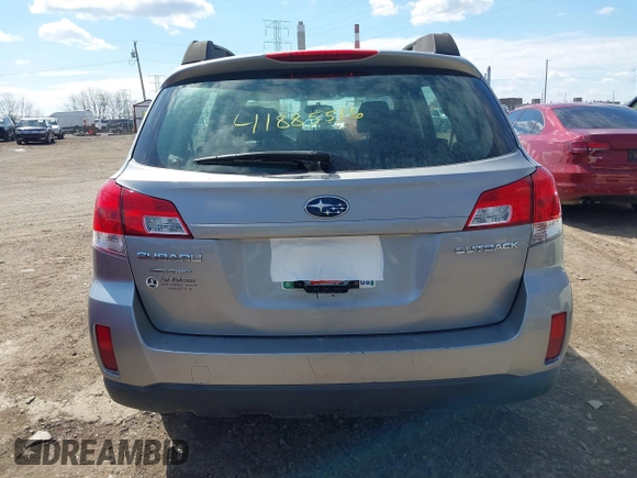 2011 Subaru Outback 2.5i with VIN 4S4BRCAC5B3379776, listed as a IAAI auction lot 41885516 with 284,910 mi miles. Bid and sale history available at carsss.com. Image 16.