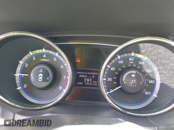 2011 Hyundai Sonata GLS with VIN 5NPEB4AC5BH255149, listed as a IAAI auction lot 41950130 with 76,245 mi miles and . Bid and sale history available at carsss.com. Image 7.