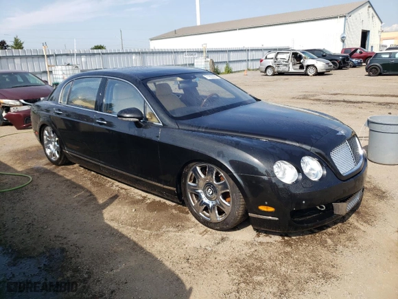2006 Bentley Continental Flying Spur with VIN SCBBR53W06C032405, listed as a Copart auction lot 71853094 with 92,408 mi miles and Clean Title. Bid and sale history available at carsss.com. Image 4.