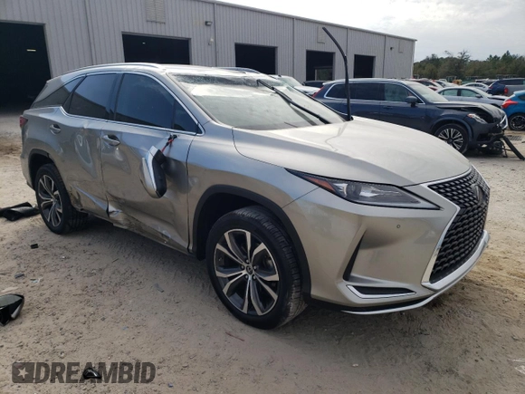 2020 Lexus RX 350L with VIN JTJHZKEA0L2018350, listed as a Copart auction lot 87972245 with 50,475 mi miles and Salvage title. Bid and sale history available at DreamBid. Image 4.