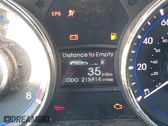 2011 Hyundai Sonata SE with VIN 5NPEC4AC2BH170895, listed as a IAAI auction lot 41359103 with 215,914 mi miles. Bid and sale history available at carsss.com. Image 15.