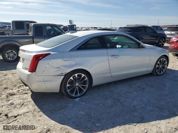 2015 Cadillac ATS Coupe Luxury RWD with VIN 1G6AB1RX3F0121380, listed as a Copart auction lot 89162725 with 85,524 mi miles and Salvage Title. Bid and sale history available at carsss.com. Image 3.