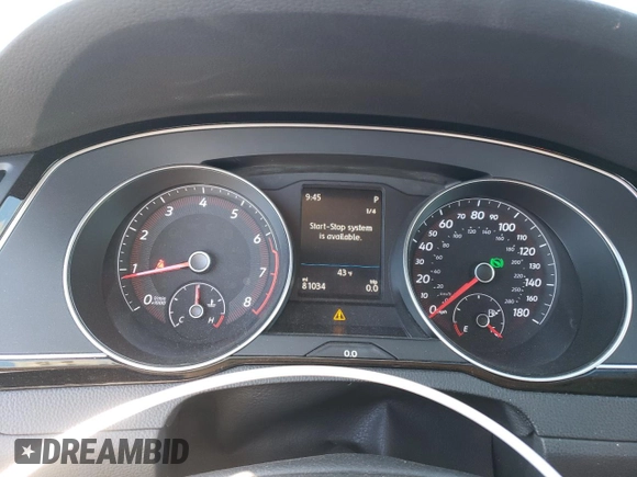 2019 Volkswagen Arteon SE с VIN WVWBR7ANXKE024264, выставлен на аукционе Copart как лот 49172844 с пробегом 81 034 миль миль и . История ставок и продаж доступна на DreamBid. Изображение 9.