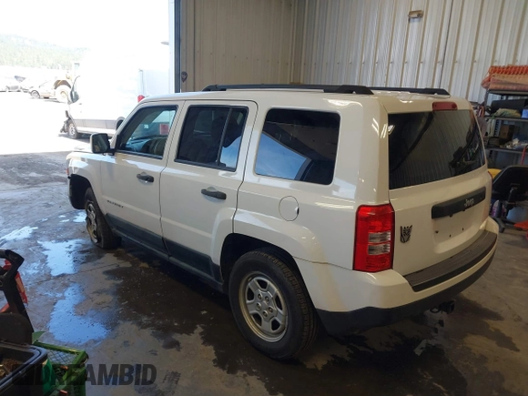 2011 Jeep Patriot Sport with VIN 1J4NT1GA9BD287751, listed as a IAAI auction lot 42035938 with 93,069 mi miles and . Bid and sale history available at carsss.com. Image 3.