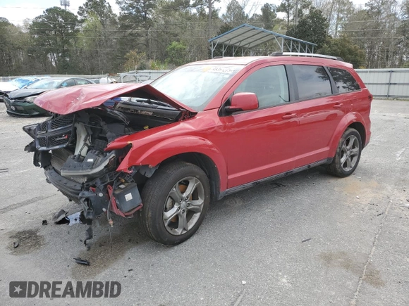 2017 Dodge Journey Crossroad Plus with VIN 3C4PDCGG4HT613860, listed as a Copart auction lot 58511275 with Not provided miles and Salvage title. Bid and sale history available at DreamBid. Image 1.