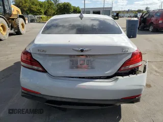 2020 Genesis G70 2.0T with VIN KMTG64LA7LU062308, listed as a Copart auction lot 83760714 with 81,576 mi miles and Non Repairable. Bid and sale history available at carsss.com. Image 6.